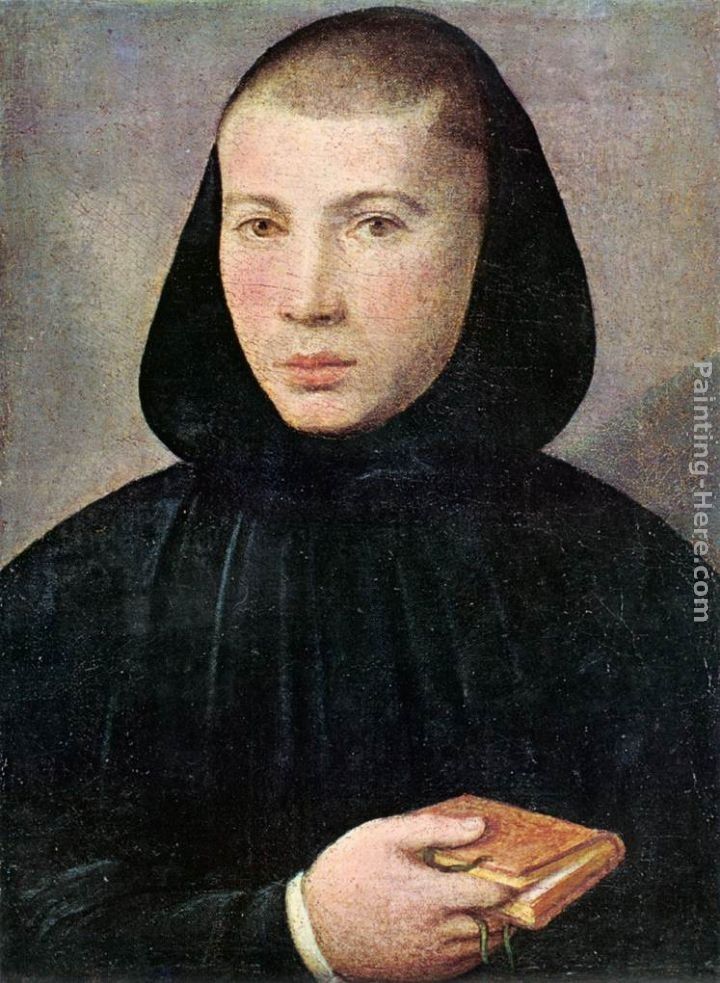 Giovanni Francesco Caroto Portrait of a Young Benedictine